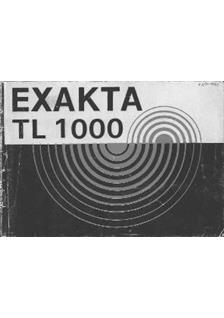 Exakta (Jap) Exakta TL 1000 manual. Camera Instructions.